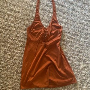 Forever 21 orange dress size medium